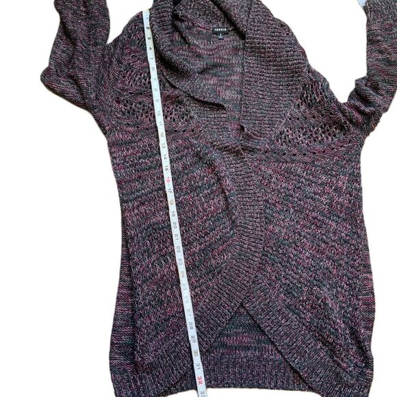 Torrid Womens Marled Open Front Shawl Collar Knit Cardigan Sweater Size Large - Picture 9 of 14